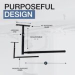 StoreYourBoard Adjustable Kayak Ceiling Rack – Hi Port 2 Garage Ceiling Kayak Hanger | Adjustable Overhead Kayak Storage for Recreational & Touring Kayaks | Garage Organization | Holds 75 lbs