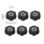 EDSRDPLT 1002 Kayak Knob Nuts Hardware, Kayak Rail Track Screws Track Nuts, Stainless Steel Kayak Screws, Outdoor Parts Tool Rails Bolts for Canoe Boat.