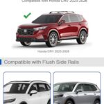 Wonderdriver 300lbs Roof Rack Cross Bars Fit for 2023 2024 2025 2026 Honda CR-V CRV & CRV Sport Hybrid, Heavy Duty All-Metal Aluminum Crossbar Luggage Racks Roof Rails Rooftop Carrier Canoe Kayak Bike